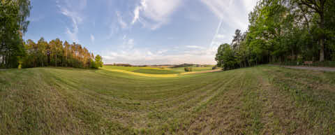 Gemeinde Mitterskirchen Landkreis Rottal-Inn Atzberg Blick nach Süden (Dirschl Johann) Deutschland PAN